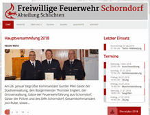 Tablet Screenshot of feuerwehr-schlichten.de